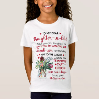 To My Dear Daughter In Law T-Shirt