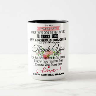 To My Dear Son In Law I Didn't Give You The Gift  Mug