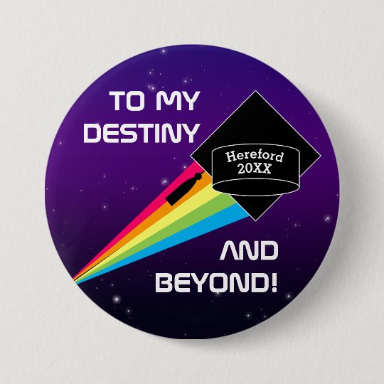 To My Destiny Personalised Graduation Pin