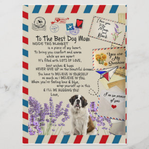 To My Dog Mum Gift, Dog Lover Gift, Mum Cute Gift Menu