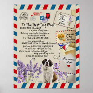 To My Dog Mum Gift, Dog Lover Gift, Mum Cute Gift Poster