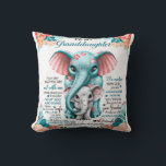 To My Elephant Daughter Gift, Daughter Birthday Cushion<br><div class="desc">To My Elephant Daughter Gift,  Daughter Birthday</div>