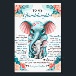 To My Elephant Daughter Gift, Daughter Birthday Photo Print<br><div class="desc">To My Elephant Daughter Gift,  Daughter Birthday</div>