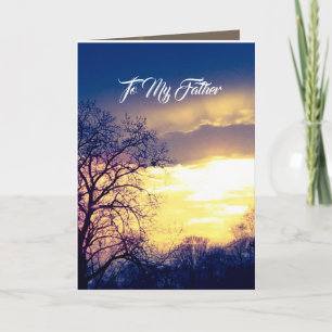 TO MY FATHER card