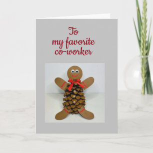 **TO MY FAVORITE CO-WORKER HOLIDAY CARD