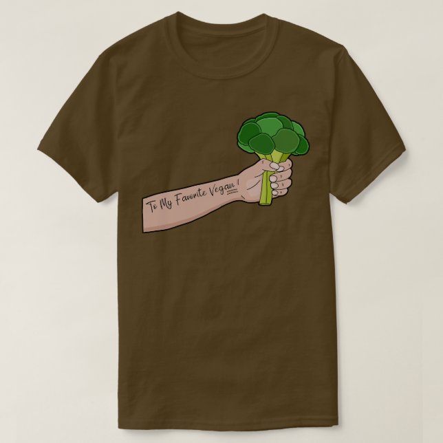 To My Favourite Herbivore T-Shirt (Design Front)