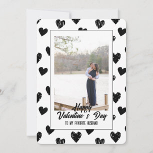 to my favourite husband valentine's thank you card