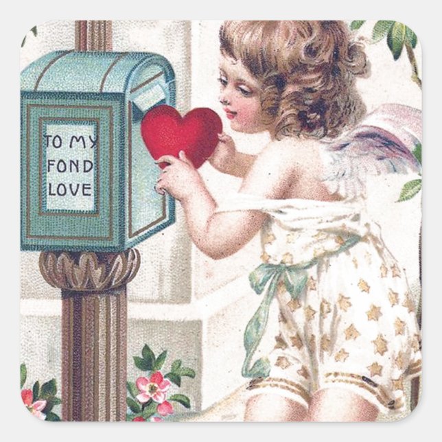 To My Fond Love Square Sticker (Front)