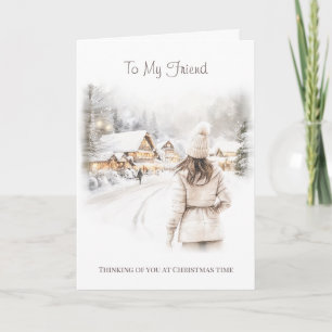 To my Friend Christmas Card