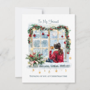 To my Friend Christmas Card