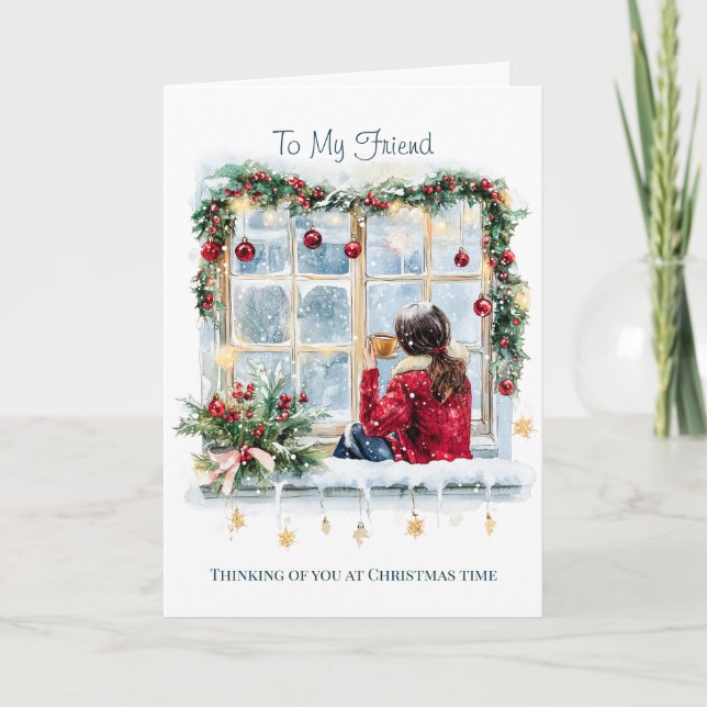 To my Friend Christmas Card (Front)