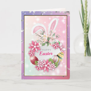 To My Friend On Easter Day  Holiday Card