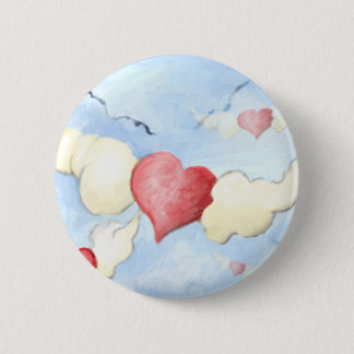 **to my friends with love** 6 cm round badge