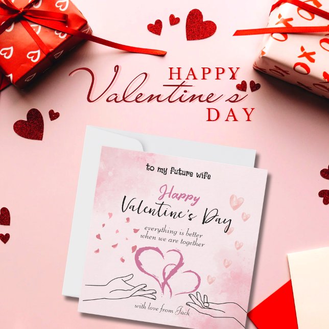 To My Future Wife Valentine Love  Card (To My Future Wife Valentine Love Note Card)