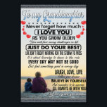 To My Granddaughter, Baby Girl Birthday Gift Idea Photo Print<br><div class="desc">To My Granddaughter,  Baby Girl Birthday Gift Idea</div>