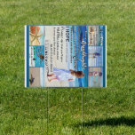 To My Granddaughter Beach And Sea My Sunshine Garden Sign<br><div class="desc">To My Granddaughter Beach And Sea My Sunshine. Offering gifts sooner or later does not matter,  it matters that you sincerely gave gifts !!</div>