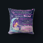 To My Granddaughter Butterflies Birthday Gift Idea Cushion<br><div class="desc">To My Granddaughter Butterflies Birthday Gift Idea</div>