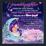 To My Granddaughter Butterflies Birthday Gift Idea Poster<br><div class="desc">To My Granddaughter Butterflies Birthday Gift Idea</div>