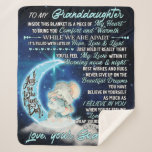 To My Granddaughter Elephant  Birthday Gift Idea Sherpa Blanket<br><div class="desc">To My Granddaughter Elephant  Birthday Gift Idea</div>