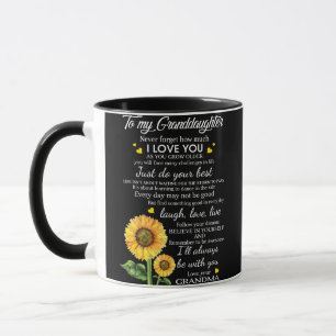 To My Granddaughter Mug