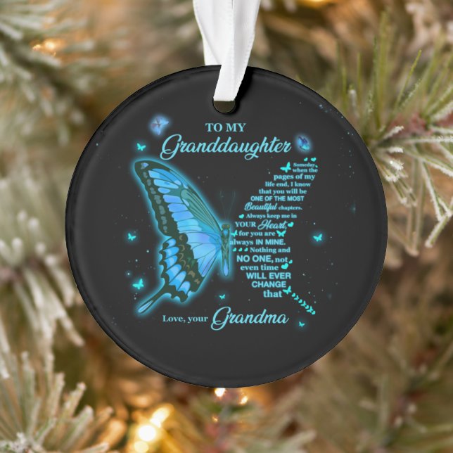 To my granddaughter ornament (Tree)