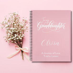 to My Granddaughter Personalized  Notebook