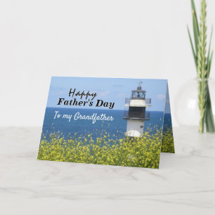To My Grandfather on Father's Day Inspirational Card