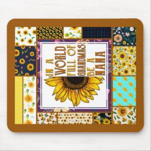 To My Grandma Gift,Grandmother Gift,Sunflower Love Mouse Mat