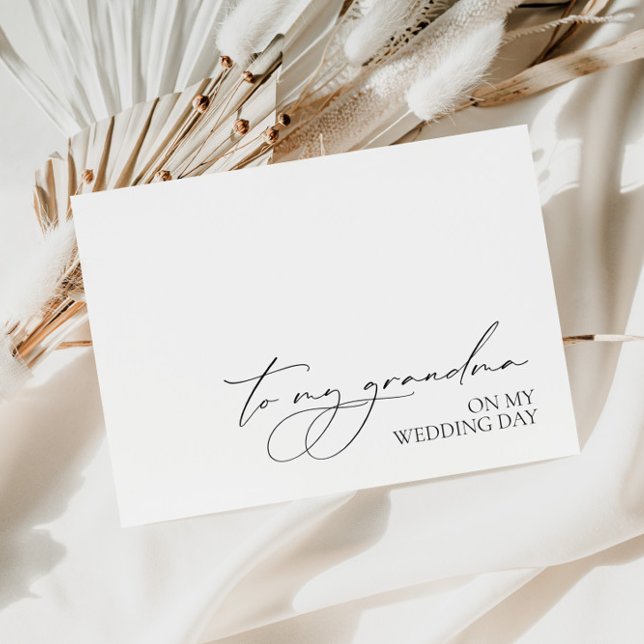 "To My Grandma On My Wedding Day" Card ("To My Grandma On My Wedding Day" Card)