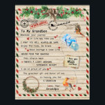 To My Grandson Gift,Grandson And Grandpa,Bird Love Poster<br><div class="desc">To My Grandson Gift, Grandson And Grandpa, Bird Love
- This is wonderful gift for your family,  your friend in any occasions such as housewarming,  birthday,  new home
- It can be used for house decor,  make your house more gorgeous!</div>