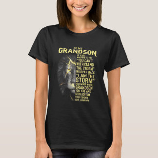 To My Grandson Your Love Grandpa T-Shirt