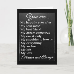 "TO MY HAPPILY EVER AFTER" & SPECIAL SOMEONE CARD