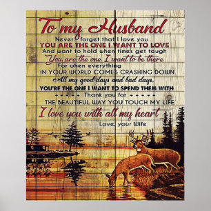 To my Husband Beautiful Family Decor Gift