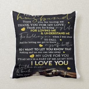 To my Husband   Best Gift For Husband Cushion