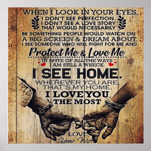 To My Husband Birthday Gift To Husband Poster