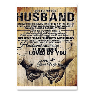 To My Husband   Birthday Gift To Husband   Table Number