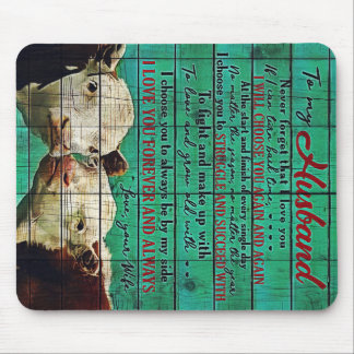 To my Husband | Cute Family Present Mouse Mat