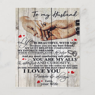 To My Husband Design Gift   Love Letter To Him  