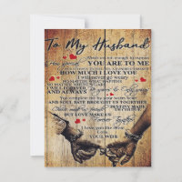 To My Husband Design | Letter To Him | Lovely Gift