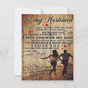 To My Husband Design Letter To Him Lovely Gift Invitation