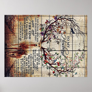 To my husband design   Letter to husband Poster