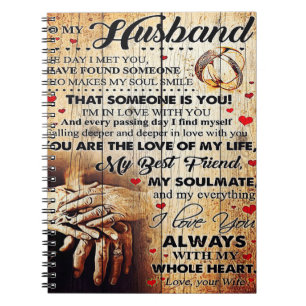 To My Husband Design   Love Letter Gift To Him Notebook