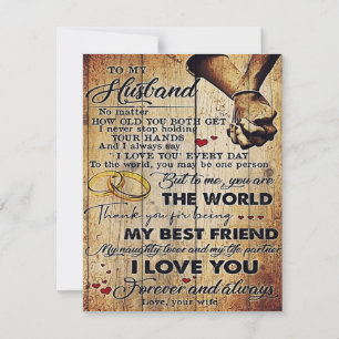 To My Husband Design Love Letter To Him Invitation