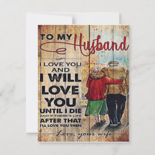 To My Husband Design   Love Letter To Him   Invitation