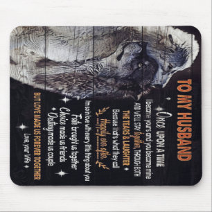 To My Husband Design Love Quotes To Husband Mouse Mat