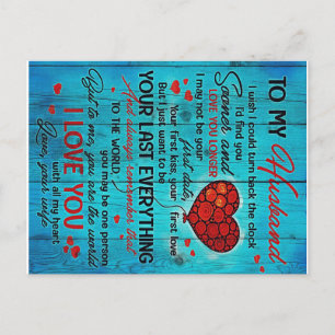 To My Husband Design Love Quotes To Husband Postcard
