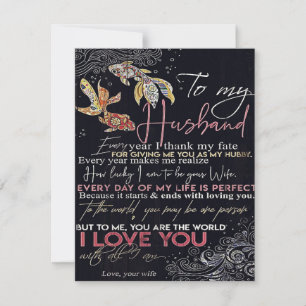 To My Husband Design, New Home Gift Invitation