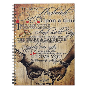 To My Husband Design, To My Husband Gift Notebook