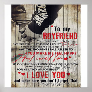 To my Husband Design   Trendy Husband Gift Poster