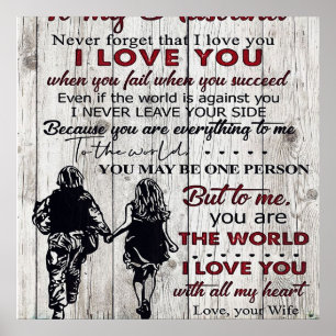 To my Husband   Family Decoration   To My Family